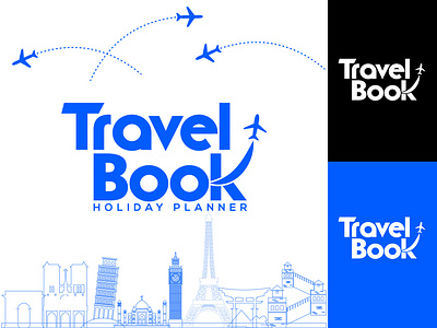 Concept : Travel Book - Logo Design (Unused) agency logo brand identity plen logo tour tour logo travel travel agency travel book travel logo travel world
