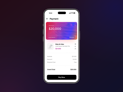 Payment Page Design animation checkout cool design design ecommerce inner page nike payment flow payment page payment ui shoes shoes app shoping app ui design