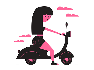 Wanna ride? illustraion illustration illustration art illustration digital illustrations minimalist seattle