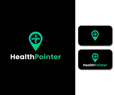 HealthPointer Logo Design appicon applogo branding creativelogo crypto healthlogo logo logoconcept logodaily logodesinger logoideas logoinspire logomark logoprocess modernlogo professionallogo tech