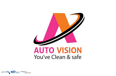 Auto Vision Logo Outputs graphic design logo
