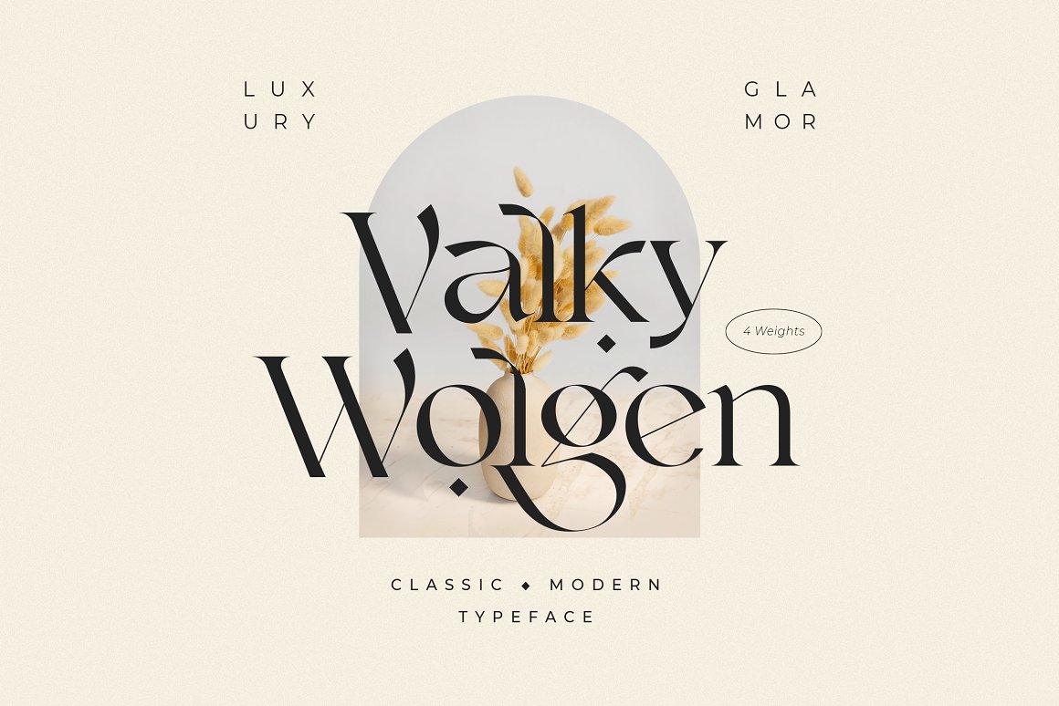Valky Classic Modern Typeface app branding design graphic design illustration logo typography ui ux vector