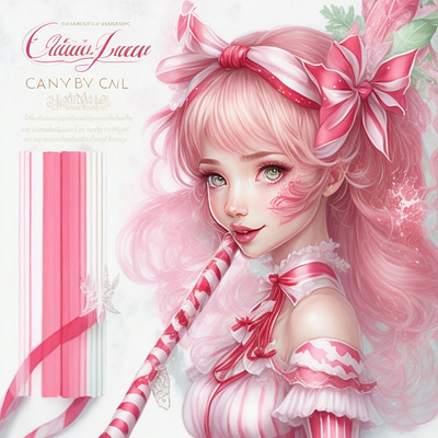 Candy Fairy clipart design graphic design illustration