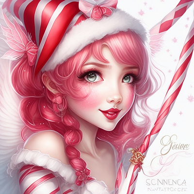Candy Fairy clipart design fairy fairytale graphic design illustration