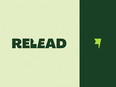 RELEAD | Brand concept 1 branding corporate design flag logo green design illustration logo logo flag r brand r logo