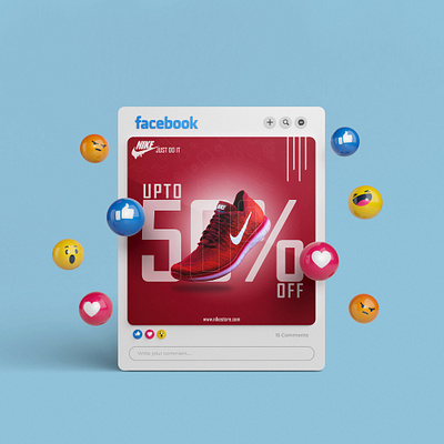 NIKE Shoes Advertisement Design branding design graphic design identity illustration logo nike shoes shoes design social social media social media post typography vector