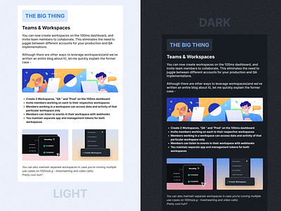 Newsletter- Dark & Light Theme app art branding creative design graphic design illustration logo newsletter ui user interface vector