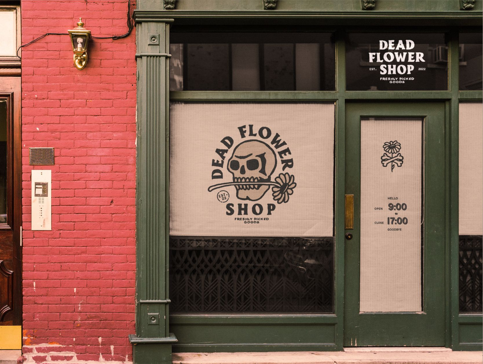 Dead Flower Shop by Coric Design on Dribbble