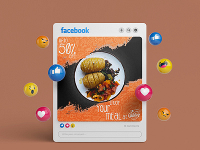 Food Social Media Advertisement Design ad ads branding design food food ads graphic design identity illustration logo mock up post post design social media social media post typography vector