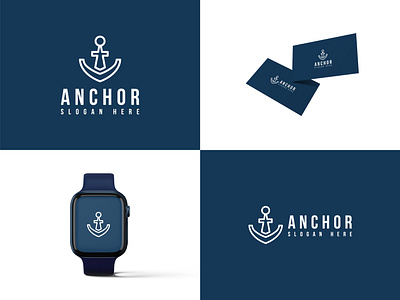 logo, logo design, anchor logo, brand identity, identity branding logo logo design
