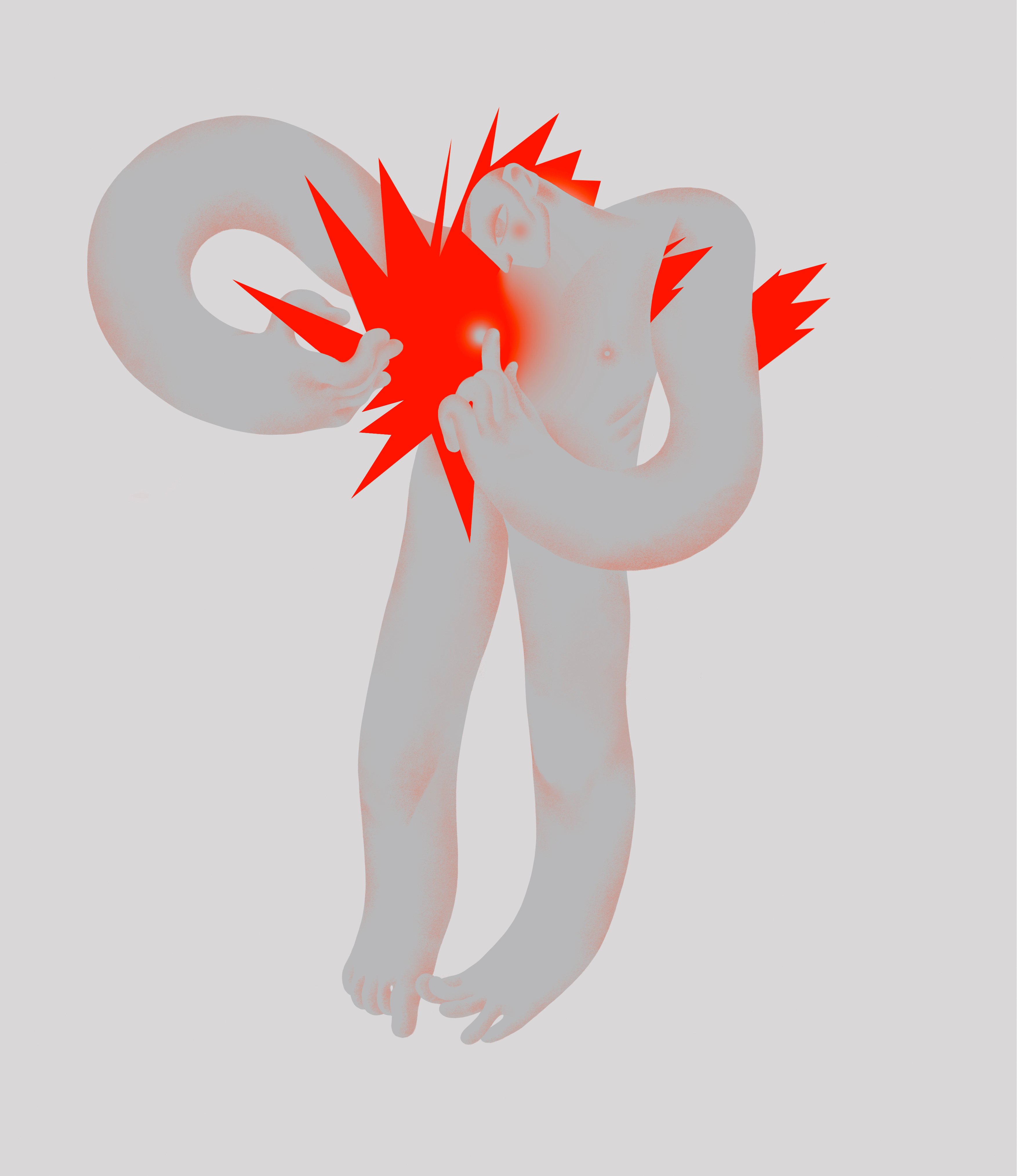 Acceptance of vulnerability graphic design illustration