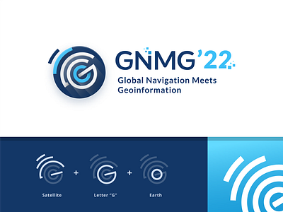 GNMG'22 Logo Design brand brand identity branding conference design graphic design illustration logo logo design material design minimalist logo technology ui