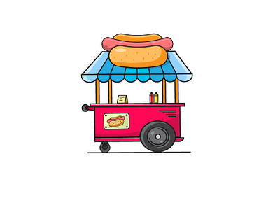 Food Stall design graphic design illustration logo vector