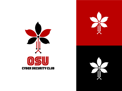 OSU Cyber Security Club Logo Design brand brand identity branding club college cyber cyber security design graphic design illustration logo logo design minimalist logo ohio ui university