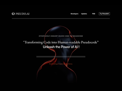 PSEUDO AI : Revolutionizing Code Comprehension animation ui