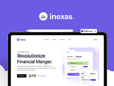 Inexas - SAAS Website design by Emon🌟 for Onixlab on Dribbble