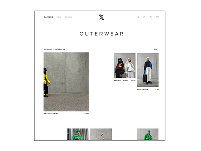 Merwan - street wear web design design ecommerce figma streetwear ui ux web webdesign