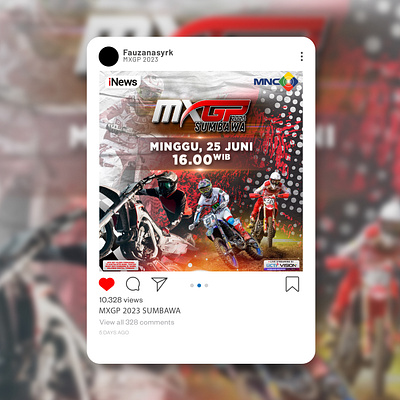 MXGP 2023 SUMBAWA branding design graphic design illustration