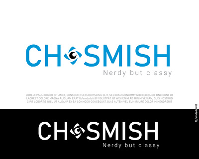 Logo Design For Chosmish amdad ali branding business logo company logo eye graphic design icon logo logo design logo design for chosmish logo maker logo mark typography