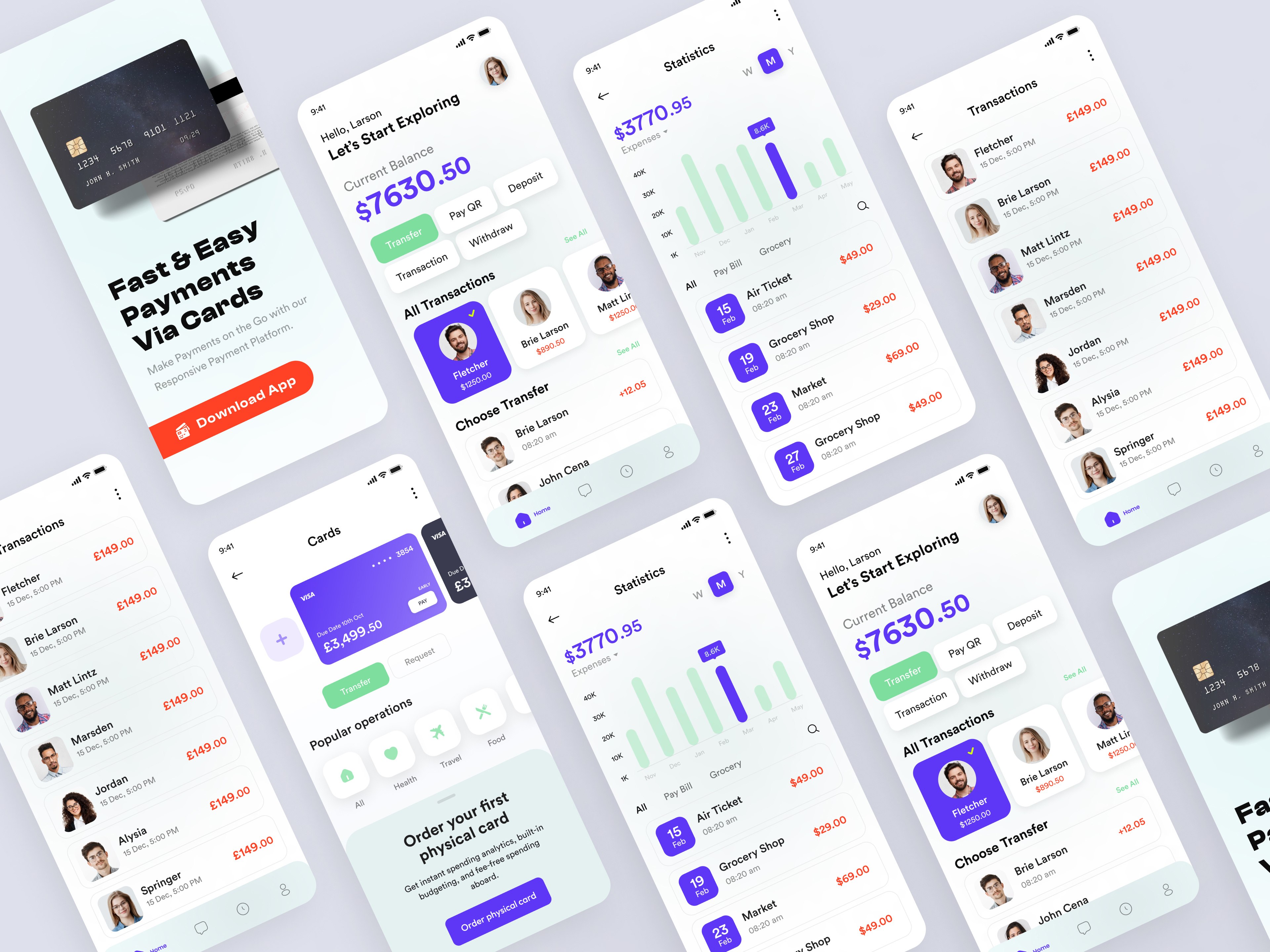 Payment Finance Mobile App app design bank app bank card bank ineraction banking bill pay credit card finance finance app financial app fintech app illustration app money transfer money transfer app online banking online payment app payment payment app transaction app wallet app