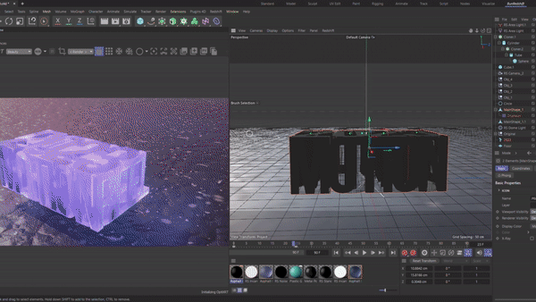 2023 Intro BTS aftereffects animation cinema4d logo typography