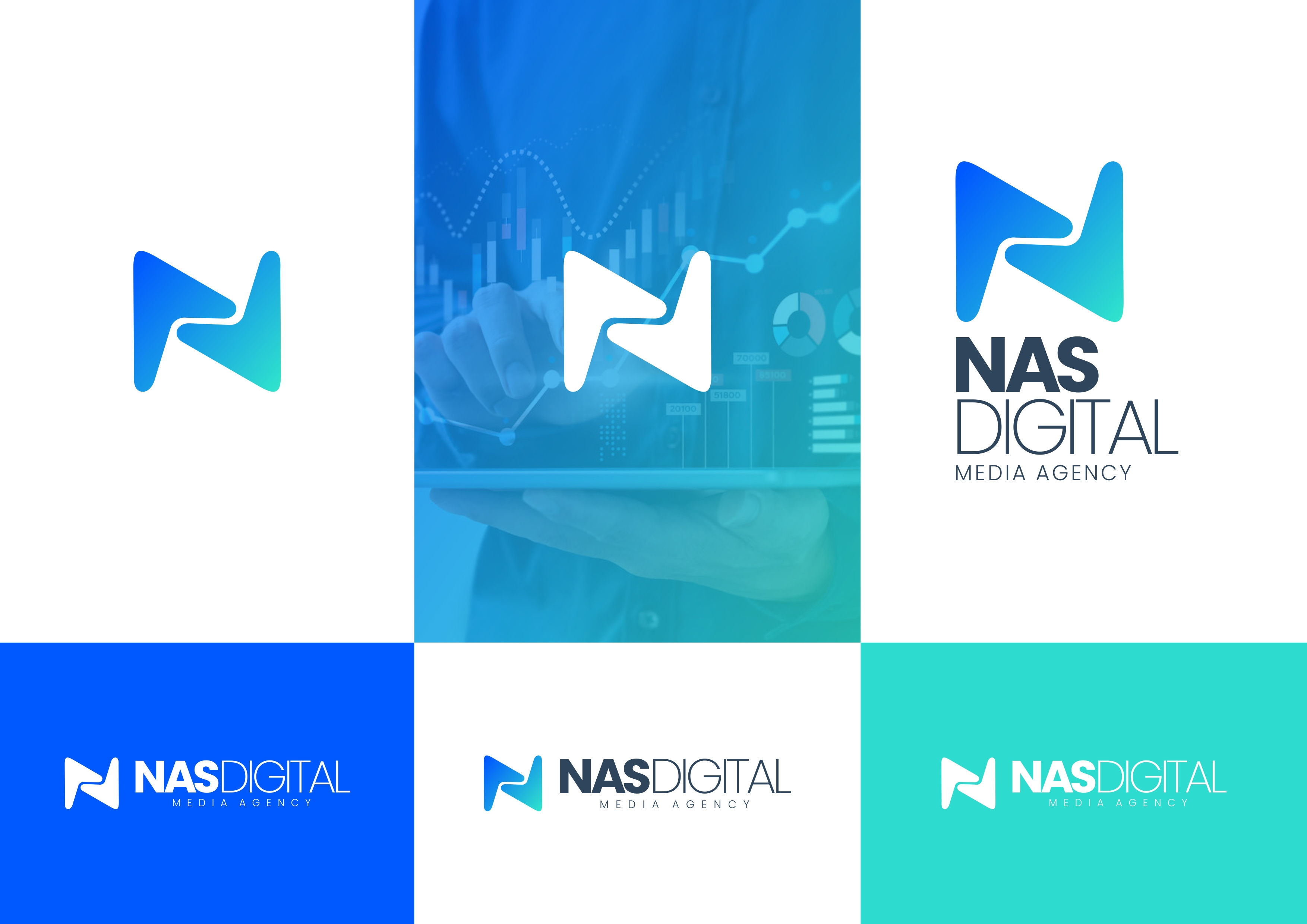 NAS Digital Media Agency - Logo Design advertising branding campaigning clients connections design digital advertising digital agency digital media agency logo design logo logodesign marketing nas digital network rahmanshoieb social media marketing