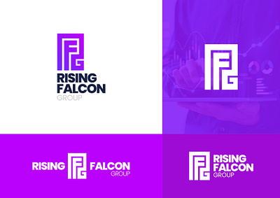 RFG - Logo Design advertising branding creative logo design design finance company logo logodesign minimal rahmanshoieb rfg logo design rising falcon group typography vector