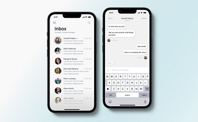 Direct message / Daily UI challenge app branding design direct message screen ui