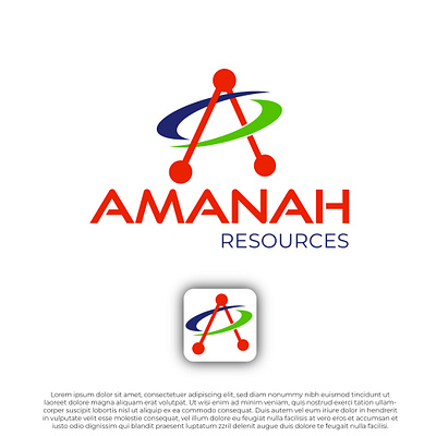 AMANAH RESOURCES branding graphic design illustrator logo