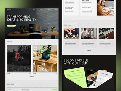 REKREATE LAB — web design studio branding design digital figma landing studio tilda ui uidesign ux vector web