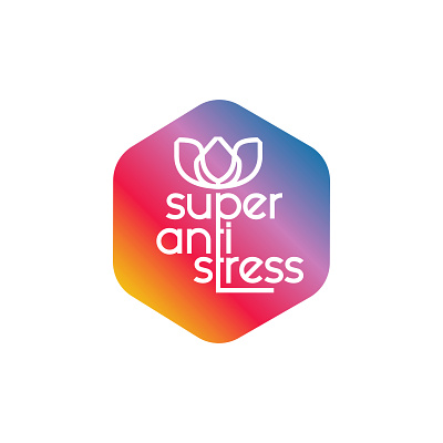Super antistress Logo branding graphic design logo