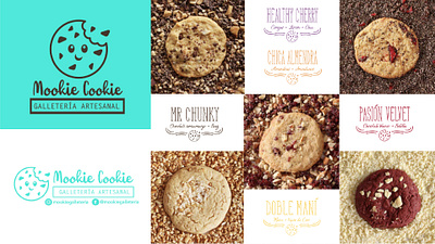 Mookie Cookie branding logo