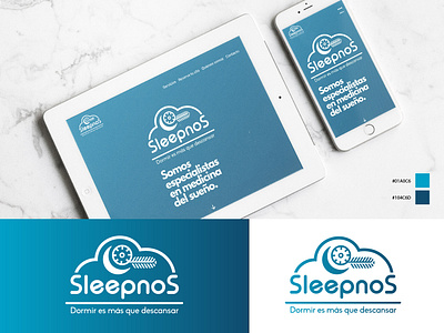 Sleepnos branding logo