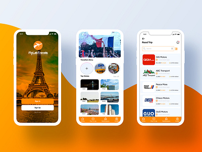 Travel & Tourism App UI Design branding creative design graphic design illustration typography ui ux