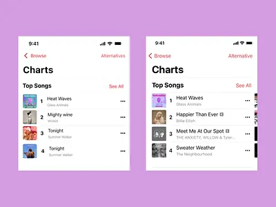 Apple Music Edition 🎵 app dailyui dailyui or www.dailyui.co design illustration ui