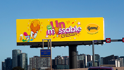 Gami Chicken - Outdoor advertising