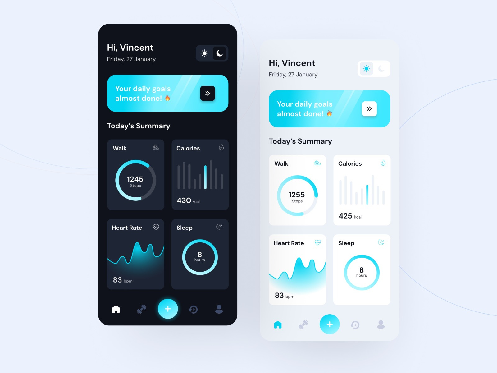 Ui Design “sports App” By Vincent On Dribbble