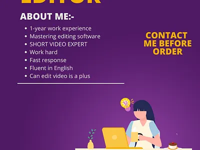 Video editor affordable video editing expert branding design expert video editor for hire fast and efficient video editor filmora 9 graphic design logo logo design motion graphics professional video editor video editing video mixer youtube thumbnail maker