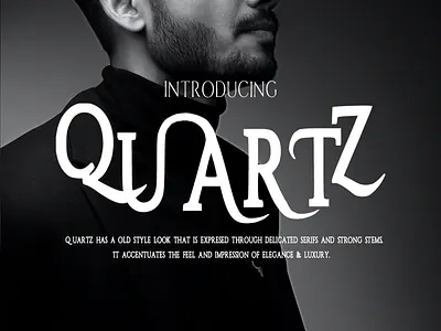 Quartz Font 3d animation app branding design font graphic design illustration logo ui