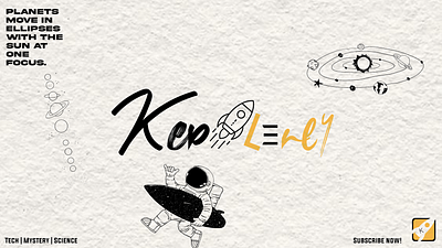 Recent work for youtube channel banner #keplerly 3d animation branding design graphic design illustration logo motion graphics ui