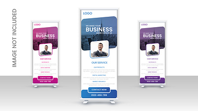 Corporate Business Rollup banner design ads banner design discount illustration instagram post marketing post poster rollup sale social media