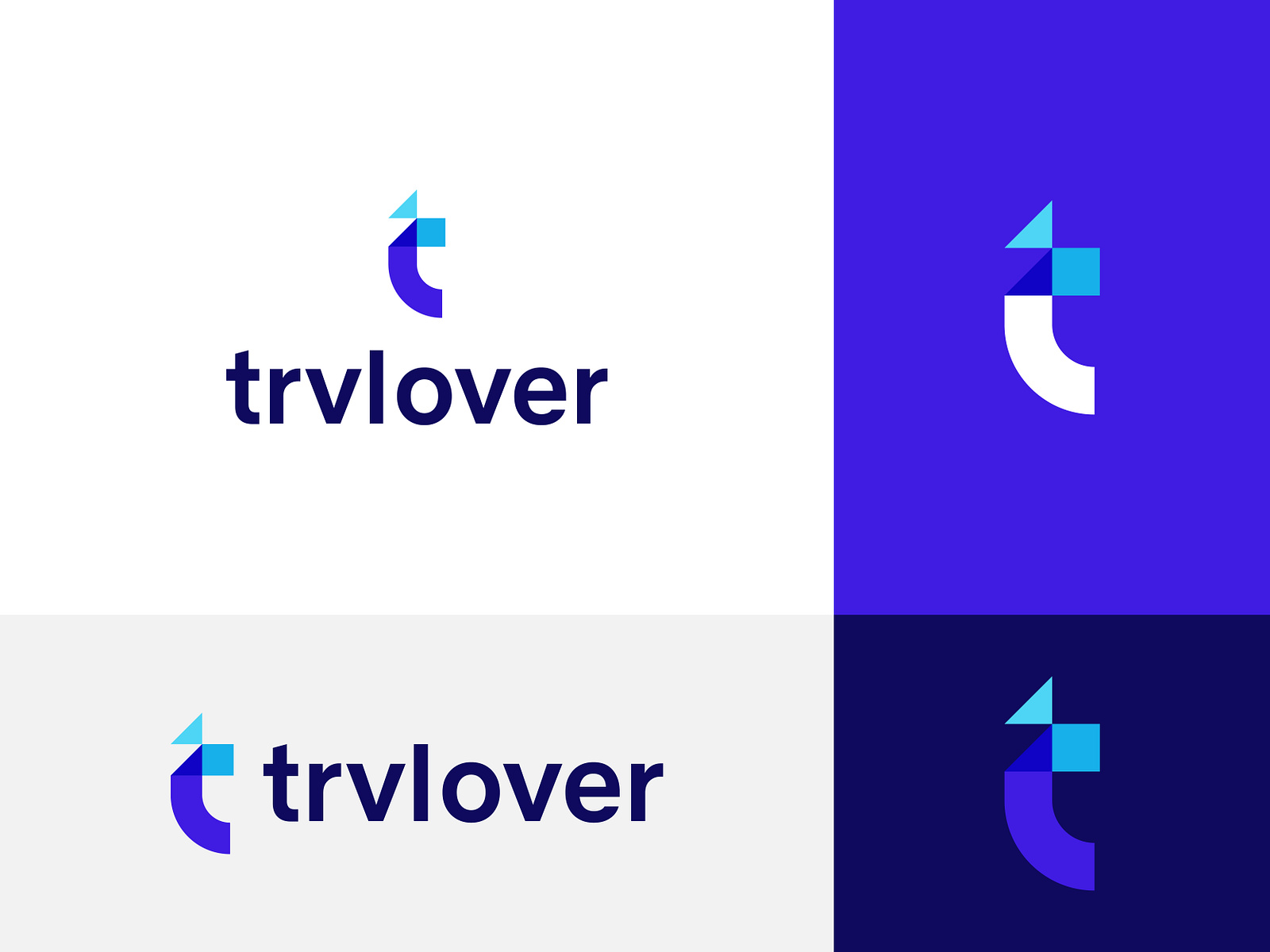 Modern travel logo | t logo | trvlover logo | t letter mark by Mehedi ...