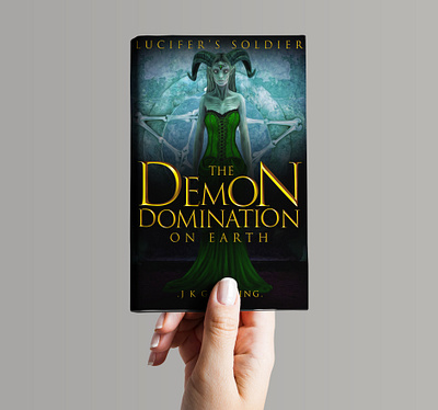 The Demon Domination...Book cover design amazonkindlebook