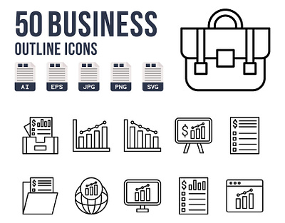 Business Icons business finance icon icons illustrat illustration illustrator marketing portfolio vector work