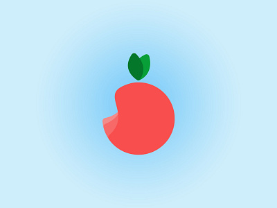 Red Apple adobe illustrator branding design graphic design illustration logo logo design vector