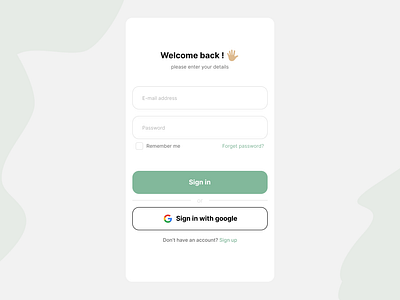 Login screen design login product design sign in ui ux