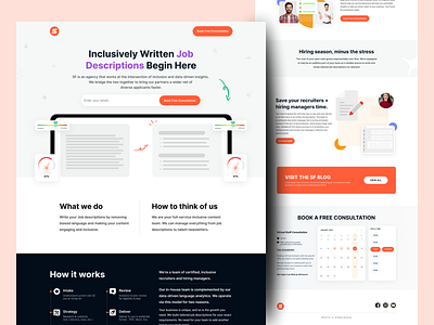 Job Description Manager Landing Page agency application form banner career page careers homepage hr job job application job board job description job offer landing page manager product recruiting uiux vacancies web design