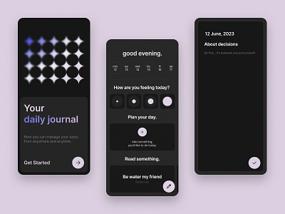 Daily Journal Concept Design