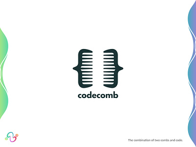 Code Comb Logo barber brand design brand designer code coding comb gentleman hacker hair hairstyle logo design logo designer logo for sale logo idea logo inspiration logomark logotype programming uiux zzoe iggi