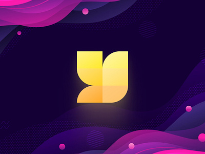 YouthInk – TV Channel Logo branding color colorful design flat gradient graphic design illustration logo minimal modern